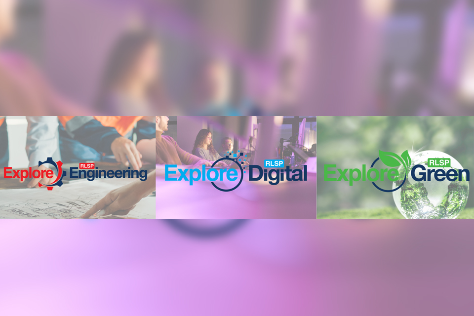 Person exploring career opportunities on digital device