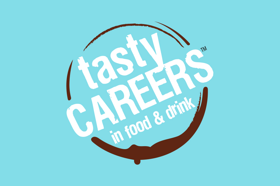 Tasty Careers logo and food imagery