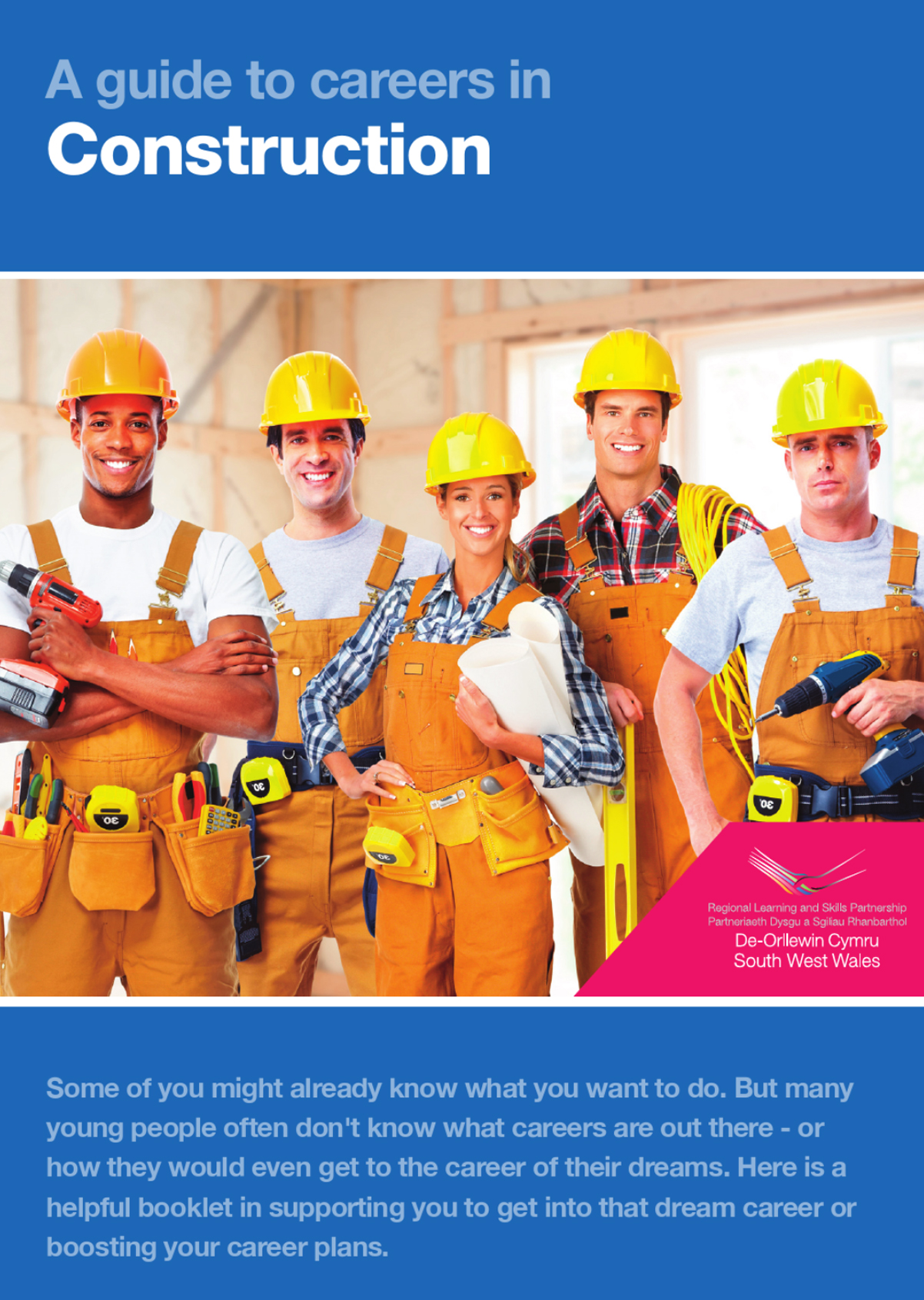 Construction sector career map booklet