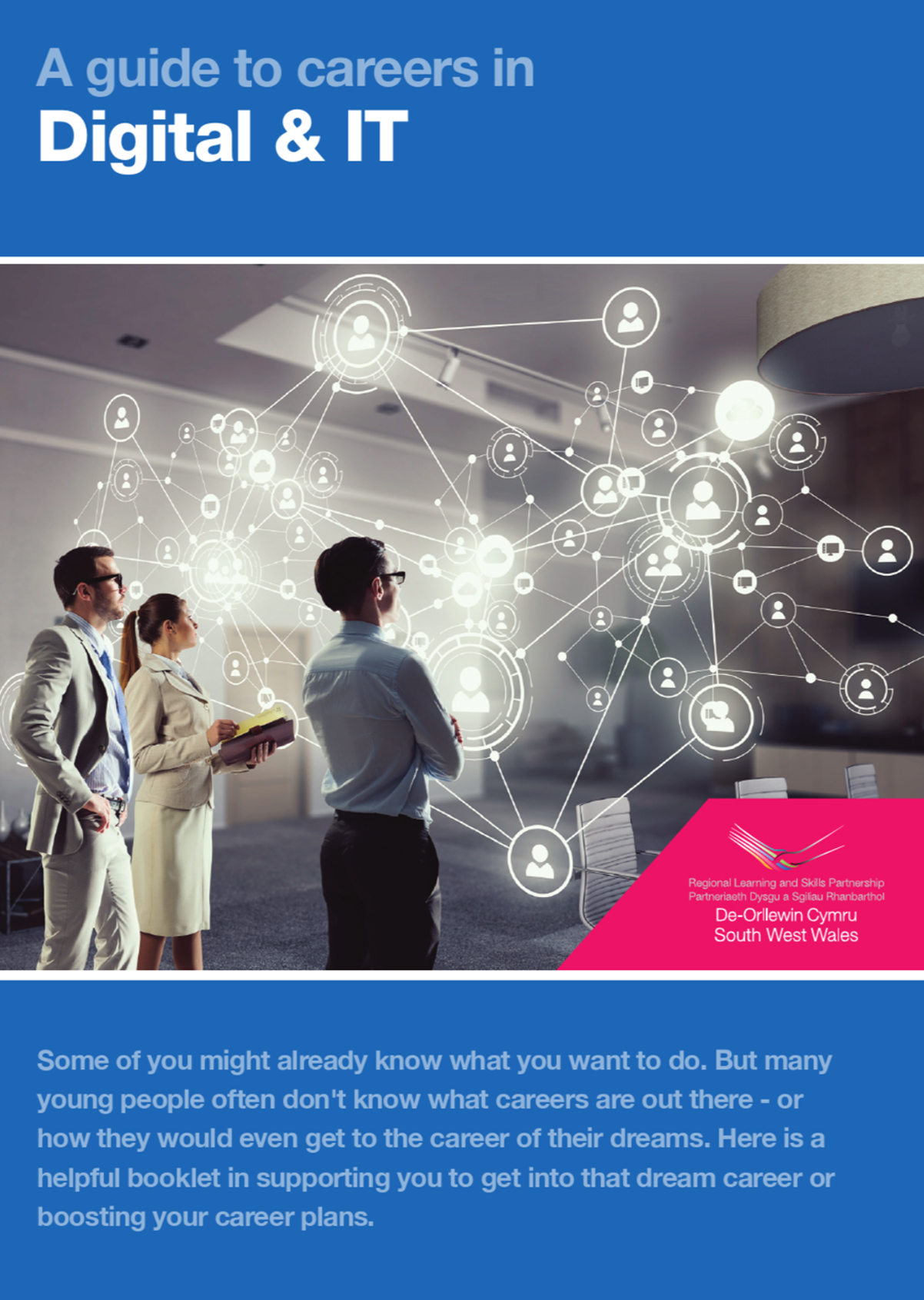 Digital sector career map booklet