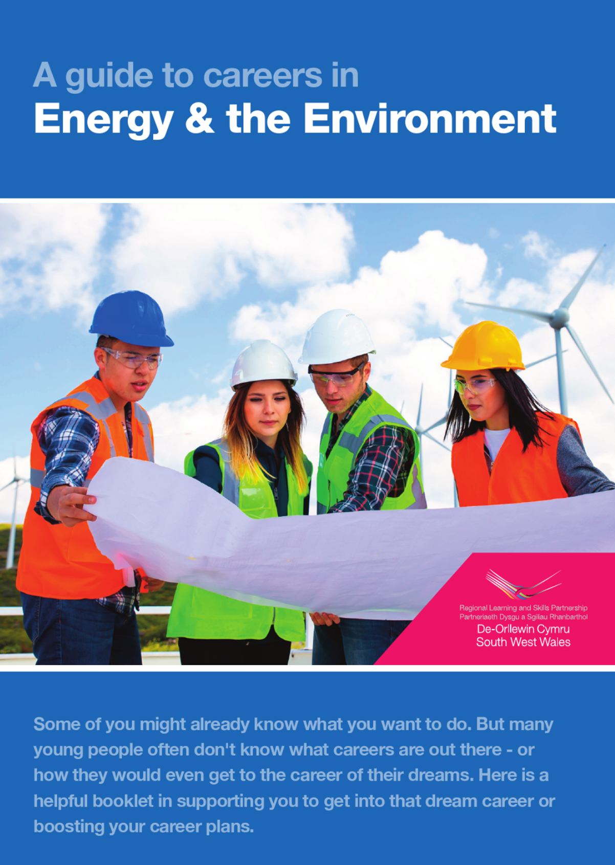 Energy sector career map booklet